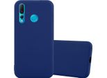 Custodia Cadorabo Per Huawei Nova 4 Custodia Protettiva In Blu Custodia Del Telefono Cellulare Tpu Silicone Custodia Cover