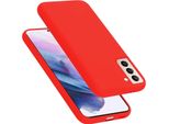 Cadorabo Custodia Protettiva Per Samsung Galaxy S21 Plus In Rosso Custodia Del Telefono Cellulare Custodia Cover Tpu Etui