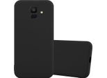 Cadorabo Custodia Per Samsung Galaxy J6 2018 Custodia Protettiva In Nero Custodia Per Telefono Cellulare Tpu Silicone Custodia Cover