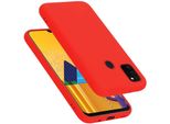 Cadorabo Custodia Protettiva Per Samsung Galaxy M21 / M30S Custodia In Rosso Telefono Cellulare Custodia Cover Tpu Etui
