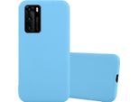 Custodia Cadorabo Per Huawei P40 Custodia Protettiva In Blu Custodia Del Telefono Cellulare Tpu Silicone Custodia Cover