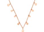 Leonardo 021462 Collana Da Donna Rica Ciao In Acciaio Inox Rosa 45 Cm