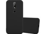 Cadorabo Custodia Per Nokia 6.1 Plus / X6 Custodia Protettiva In Nero Custodia Per Cellulare Custodia In Silicone Tpu Cover