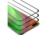 Cadorabo 3X Pellicola Blindata A Schermo Intero Per Huawei P40 Pro + Pellicola Protettiva In Vetro Temperato Bianco Di Protezione Del Display