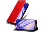 Cadorabo Custodia Per Asus Zenfone 5Z Custodia Protettiva In Rosso Custodia Per Cellulare Custodia Cover Chiusura Magnetica