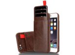 Custodia Cadorabo Per Apple Iphone 6 Plus / 6S Plus Custodia Protettiva In Marrone Custodia Per Telefono Cellulare Tpu Custodia Estraibile