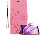 Cadorabo Cover Per Huawei Mate 10 / Nova 2I Cover Protettiva In Rosa Cover Protettiva Custodia Per Telefono Cellulare Custodia Fiori Custodia Fiori