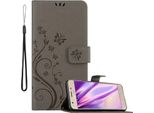 Cadorabo Cover Per Samsung Galaxy J3 2018 Cover Protettiva In Grigio Cover Protettiva Cover Per Cellulare Cover Fiori Custodia Fiore