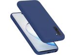 Cadorabo Custodia Protettiva Per Samsung Galaxy Note 10 Custodia In Blu Telefono Cellulare Custodia Cover Tpu Etui