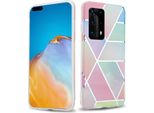 Cadorabo Custodia Protettiva Per Huawei P40 Pro / P40 Pro+ Custodia In Tpu Rosa Custodia Per Cellulare Custodia Cover