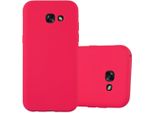 Cadorabo Custodia Per Samsung Galaxy A7 2017 Custodia Protettiva In Rosso Custodia Per Cellulare Tpu Custodia In Silicone Cover