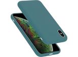 Cadorabo Custodia Protettiva Per Apple Iphone Xs Max Custodia In Verde Telefono Cellulare Custodia Cover Tpu Etui