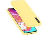 Cadorabo Custodia Protettiva Per Samsung Galaxy A70 / A70S Custodia In Giallo Telefono Cellulare Custodia Cover Tpu Etui