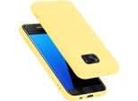 Cadorabo Custodia Protettiva Per Samsung Galaxy S7 Edge Custodia In Giallo Telefono Cellulare Custodia Cover Tpu Etui