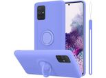 Cadorabo Cover Per Samsung Galaxy A71 4G Cover Protettiva In Viola Custodia Del Telefono Cellulare Tpu Custodia Cover