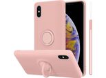 Custodia Cadorabo Per Apple Iphone Xs Max Custodia Protettiva In Rosa Custodia Per Telefono Cellulare Tpu Custodia Cover