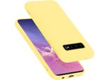 Cadorabo Custodia Protettiva Per Samsung Galaxy S10 4G Custodia In Giallo Telefono Cellulare Case Cover Tpu Etui