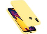 Cadorabo Custodia Protettiva Per Huawei P20 Lite 2018 / Nova 3E Custodia In Giallo Telefono Cellulare Case Cover Tpu Custodia
