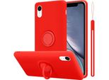 Custodia Cadorabo Per Apple Iphone Xr Custodia Protettiva In Rosso Custodia Per Telefono Cellulare Tpu Custodia Cover