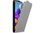 Custodia Cadorabo Per Samsung Galaxy A21S Cover Protettiva In Grigio Custodia Flip Per Telefono Cellulare Custodia Cover