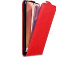 Cadorabo Cover Per Samsung Galaxy Note 20 Cover Protettiva In Rosso Flip Case Custodia Per Telefono Cellulare Cover