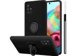 Cadorabo Cover Per Samsung Galaxy A51 4G / M40S Cover Protettiva In Nero Custodia Del Telefono Cellulare Tpu Custodia Cover