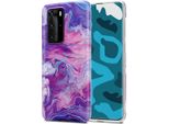 Cadorabo Custodia Protettiva Per Huawei P40 Pro / P40 Pro+ Custodia In Tpu Viola Custodia Per Cellulare Custodia Cover