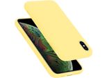 Cadorabo Custodia Protettiva Per Apple Iphone Xs Max Custodia In Giallo Telefono Cellulare Custodia Cover Tpu Etui