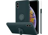Cadorabo Custodia Per Apple Iphone Xs Max Custodia Protettiva In Verde Custodia Per Cellulare Tpu Custodia Cover