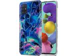 Cadorabo Custodia Protettiva Per Samsung Galaxy A51 4G / M40S Custodia In Tpu Blu Custodia Per Cellulare Custodia Cover