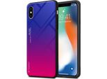 Cadorabo Custodia Per Apple Iphone X / Xs Custodia Protettiva In Nero Custodia Del Telefono Cellulare Custodia Tpu Cover Vetro Temperato Custodia