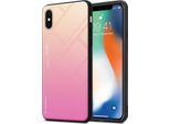 Cadorabo Custodia Per Apple Iphone X / Xs Custodia Protettiva In Nero Custodia Del Telefono Cellulare Custodia Tpu Cover Vetro Temperato Custodia