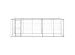 Vidaxl Cuccia Per Cani Da Esterno Acciaio Zincato 12,1 M²