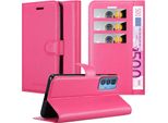 Cadorabo Custodia Per Motorola Edge 20 Pro / Edge S Pro Custodia Protettiva In Rosa Custodia Per Cellulare Custodia Cover Chiusura Magnetica