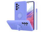 Custodia Cadorabo Per Samsung Galaxy A53 5G Custodia Protettiva In Viola Custodia Del Telefono Cellulare Tpu Etui Case Cover