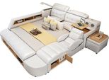 Struttura Letto In Pelle Multifunzione 180X200 Design Letto In Pelle Letti Imbottiti Matrimoniale
