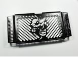 Copriradiatore Zieger Compatibile Con Honda Cb 600 Hornet Bj 1998-02 Ape Nero