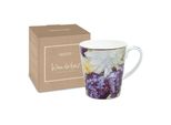 Tazza KöNitz Wunderbar Flourish - Lilla, Tazza Con Scatola Regalo, Bone China, 600 Ml, 11 5 255 2756