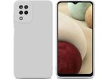 Cadorabo Cover Per Samsung Galaxy A12 / M12 Cover Protettiva In Tpu Bianco Custodia In Silicone Custodia Del Telefono Cellulare