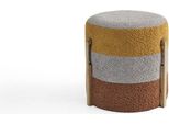 Sgabello Poggiapiedi Ottomana Seduta Sgabello Seduta Pouf Soggiorno Designer Nuovo