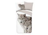 Set Di Biancheria Da Letto In Flanella Good Morning Fera Colore Sabbia Dimensioni 135X200+80X80