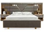 Letto Comodino 3 Pezzi Cameretta Design Moderno Lusso Elegante Completo