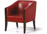Poltrona Rossa Arredo Tessile Stile Arredo Ufficio Moderno Studio Design Legno