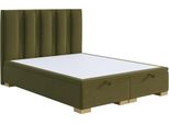 Camera Da Letto Letto Matrimoniale Mobili Moderni Di Design Letto Imbottito Verde