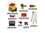 Livella Laser, Rotazione Di 360 Gradi, Ampio Campo Di Misura, Raggio Giallo Kit 1