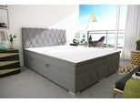 Letto Matrimoniale A Molle Insacchettate Grigio Design Letto Imbottito Camera Da Letto Tessile