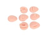 Modello Di Pratica Di Piercing Del Corpo Simulazione Silicone Orecchio Occhio Naso Bocca Lingua E Ombelico Modello Per Piercer Novizio (Colore Della Pelle Chiara)