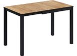 Vicco Tavolo Da Pranzo Granny, 120 X 70 Cm Estensibile, Rovere/Antracite