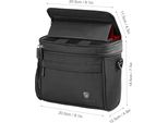 Borsa Anteriore Della Bicicletta Di Grande Capacità, Borsa Del Telaio Anteriore Della Bicicletta, Borsa Del Manubrio Della Bicicletta Del Touch Screen