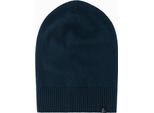 Cappello Invernale Da Uomo In Maglia Di Cotone Blu Scuro